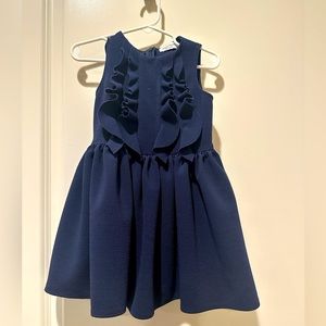 Blue dress with frills for 2T